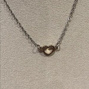 Harriet Ave Jewels Silver Heart Necklace